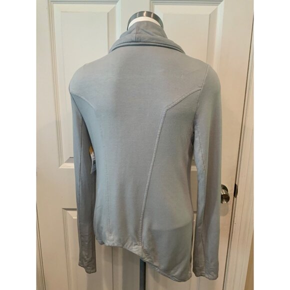 Helmut Lang Gray Zip-up Asymmetric Jacket W/Pockets, Size Medium - Picture 7 of 9